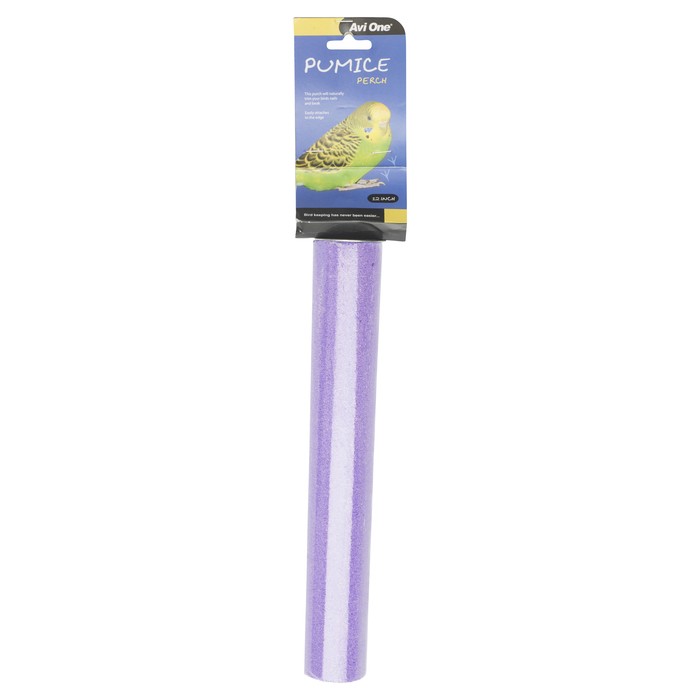 Bird Perch Pumice Purple 30cm Pet