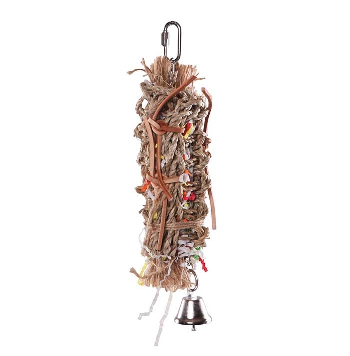 Hanging Foraging Crinkle Vine Bird Toy Small Pet