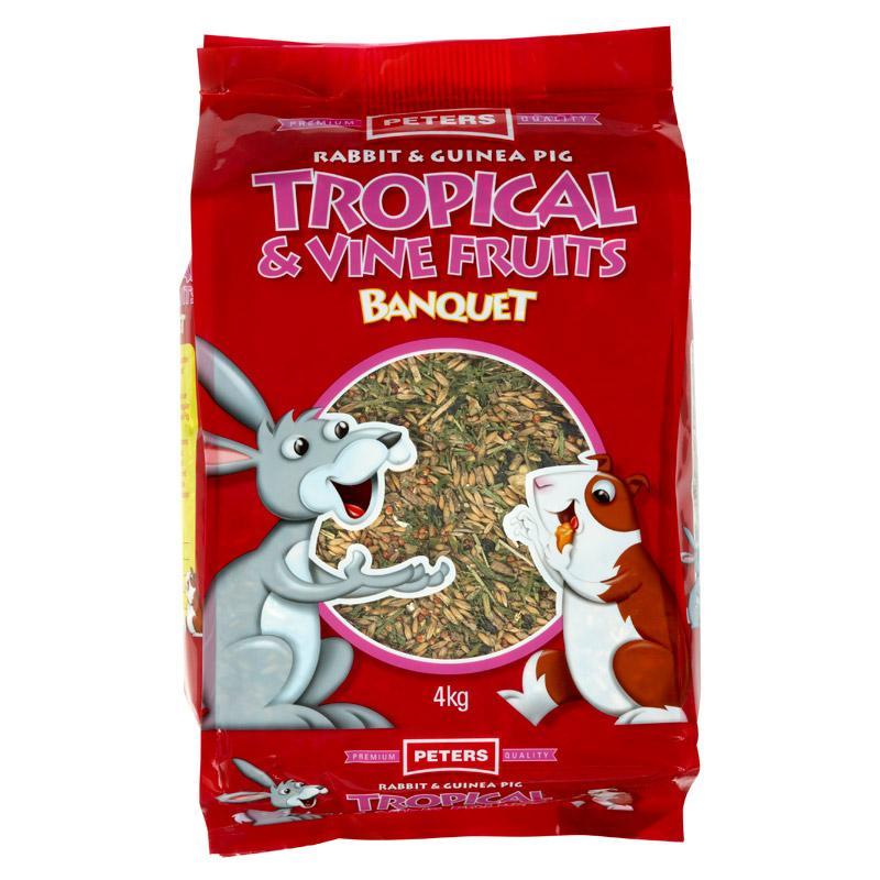 Tropical & Vine Fruit Medley Rabbit and Guinea Pig Food Mix Pet