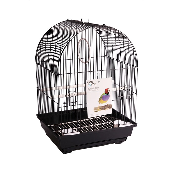 You Me Curve Top Bird Cage 34x26.5x51cm Planet Pet